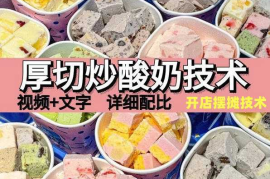 网红厚切酸奶技术配方全集